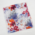 China Scarf Factory Algodão Cotton Voile Flower Scarf